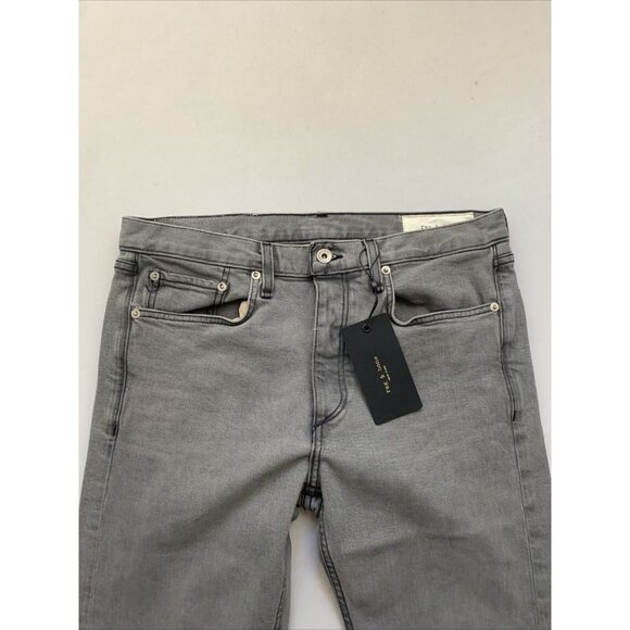 Rag & Bone Men's Gray Fit 2 Slim Jeans NWT - Picture 4 of 14